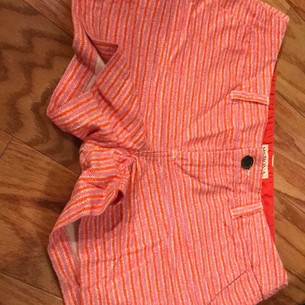 Shorts , pink , orange and white . Cute shorts 2